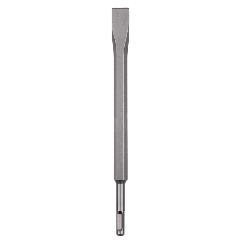 SDS - PLUS chisel with flat head ( hexagon body )