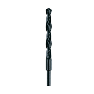 LC114 Reduced shank 1/2" black HSS twist drill bit DIN338